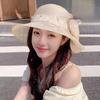 Летние шляпы для женщин, органза, цветок, сетка, солнцезащитная шляпа, пляжная шляпа для отдыха, широкополая шляпа, защита от солнца