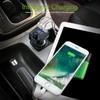 X8 Автомобильное зарядное устройство с двумя портами USB, FM-передатчик, совместимый с Bluetooth, автомобильный комплект громкой связи 5.0, аудиомодулятор, MP3-плеер, аудиоресивер
