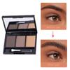 Three Color Eyebrow Powder Eyebrow Pencil Waterproof, Not Smudging and Not Easy To Decolorization Three-in-one Suitable for Beginners