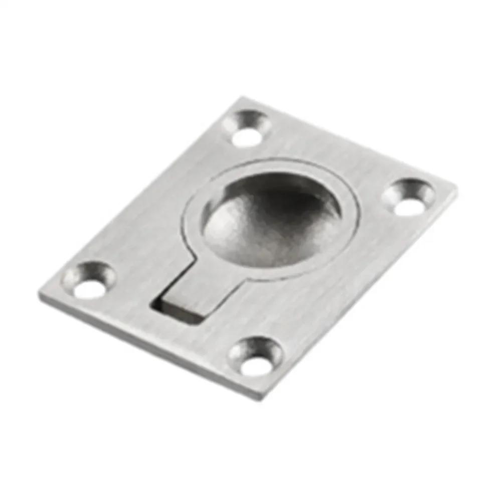 Скрытая ручка из нержавеющей стали с кольцом для пальцев, ручка-скоба для шкафа, встроенная ручка для раздвижной двери, фурнитура