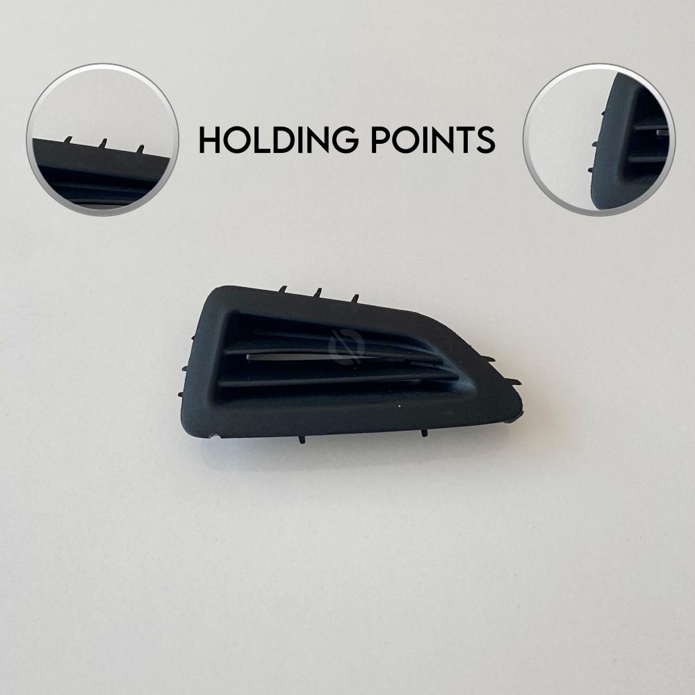 Боковые вентиляционные накладки для Fiesta MK7, левая и правая, черная решетка воздуховода, вентиляционное отверстие на приборной панели для вентилятора отопителя Fiesta 8A61 A045G51 8A61A045G51