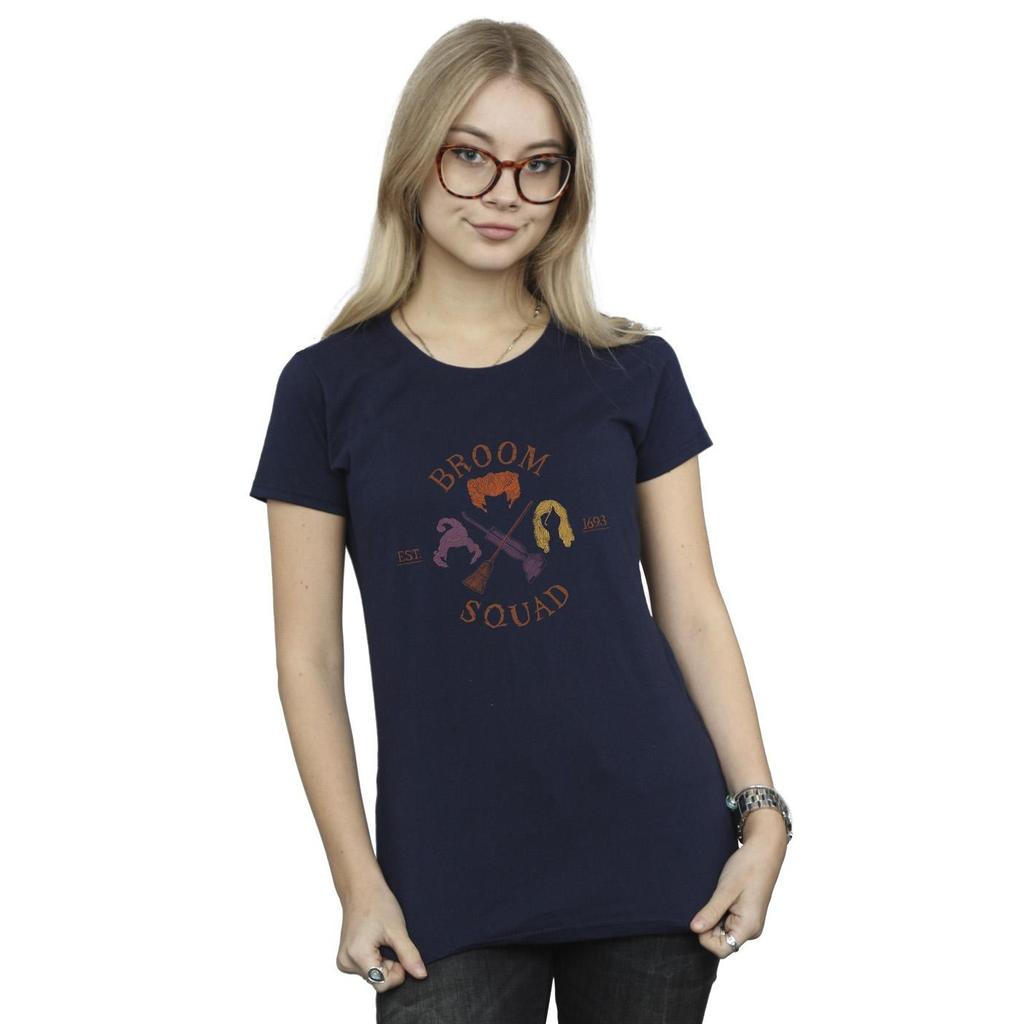 Disney Womens/Ladies Hocus Pocus Broom Squad 93 Cotton T-Shirt