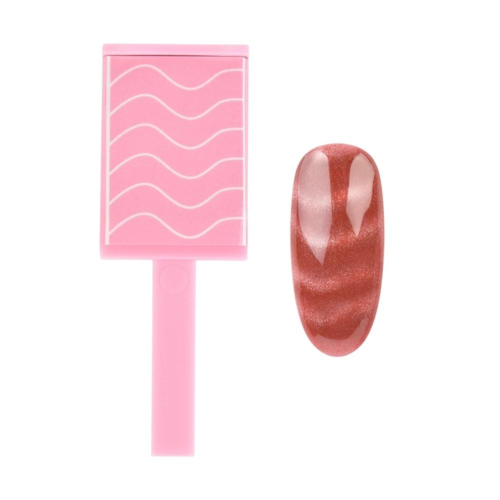 Магнитная палочка для ногтей «кошачий глаз», верхний слой, магнит для ногтей «кошачий глаз», ручка для рисования, гель-лак для ногтей, магнитные инструменты