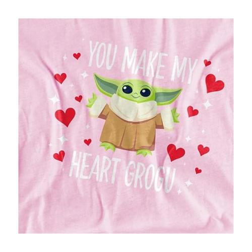 Star Wars Childrens/Kids You Make My Heart Grogu T-Shirt