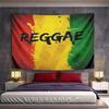 Reggae Splash Graffiti Text Tapestry Wall Hanging Rasta Street Art Decor for Bedroom Living Room Dorm Party Gift