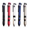 5 In 1 Multitool Pen Multitool Gadgets Built In Compasses LED Flashlight Screwdriver Touching Screen Pen and Phone Stand
