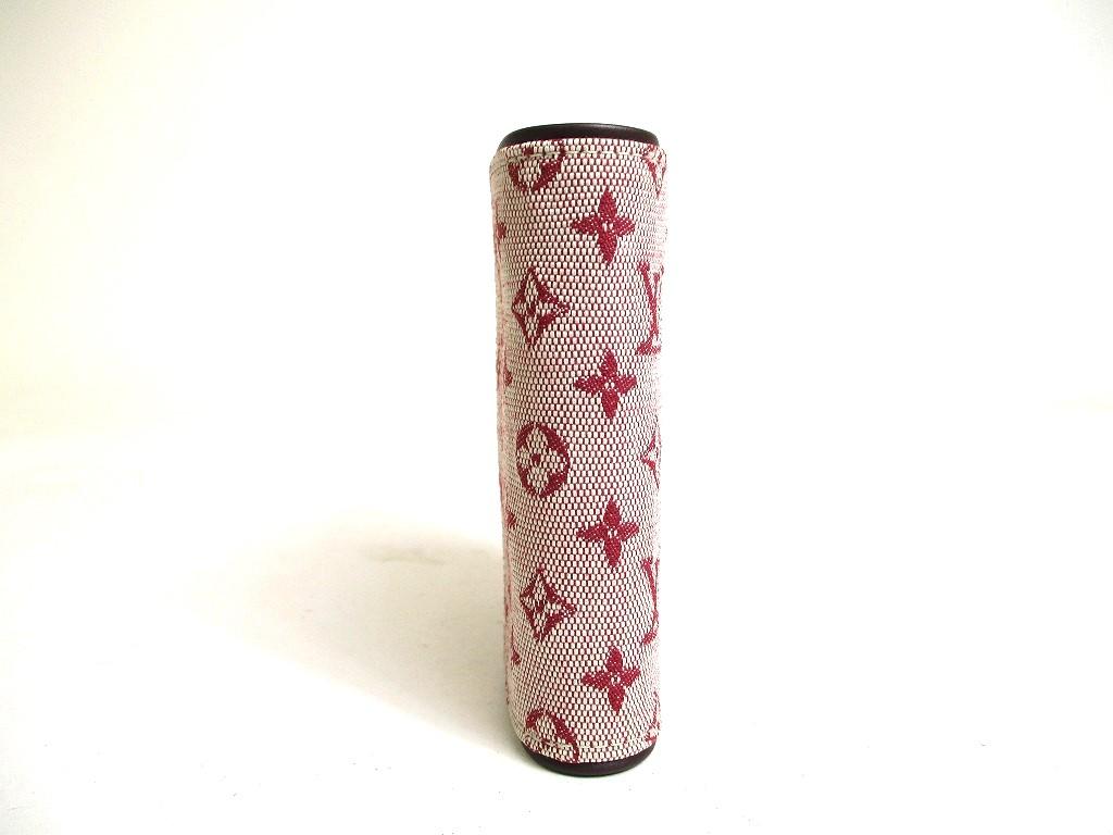 Подлинный мини-кошелек LOUIS VUITTON Monogram из канвы Cherry Canvas #a316, восстановленный