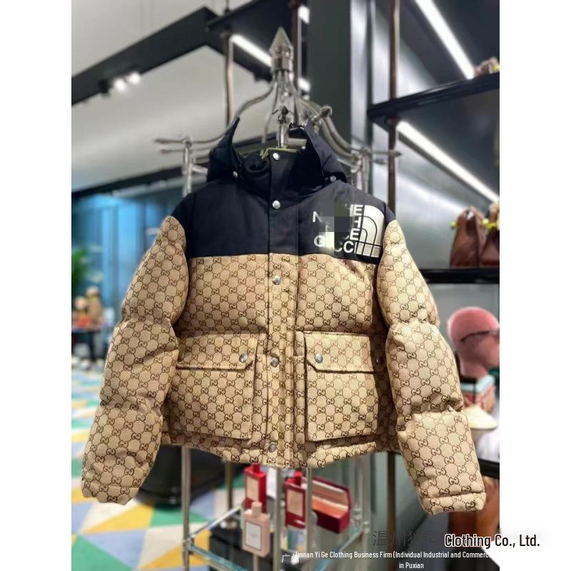 Унисекс Зимняя Пуховая Куртка Cross2025 - Высокая Версия с Капюшоном, Универсальная, Плотная и Теплая