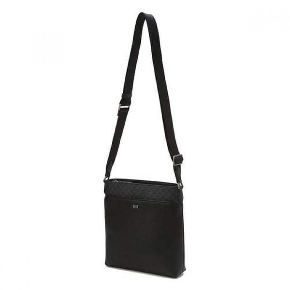 Daks Black Cowhide Dd Pattern Crossbody Bag Dbba6e261bk