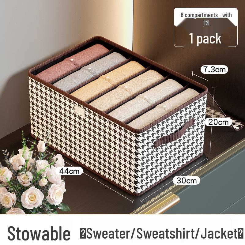 Складной большой органайзер для брюк и одежды с разделителями