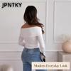 Женская модная повседневная блузка/рубашка JPNTKY, однотонная, с принтом, с V-образным вырезом, с длинным рукавом