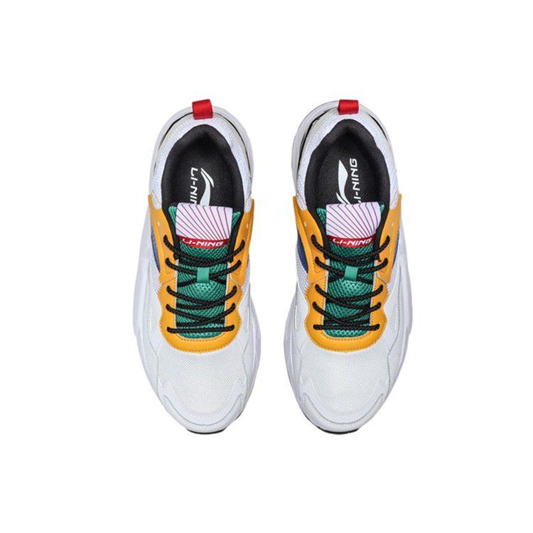 Li Ning Honor 2020 Дышащие Низкие Классические Повседневные Кроссовки Мужские Стандартные Белые AGCQ113-3