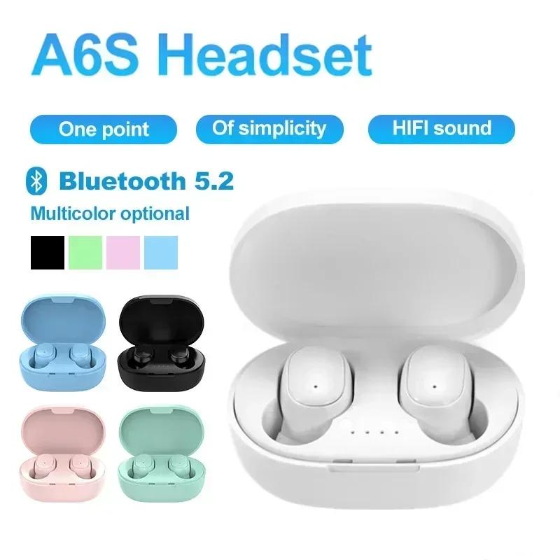 XiaomiTWS Bluetooth Earphones Wireless Bluetooth Headset Noise Cancelling Headsets With Microphone A6S Headphones