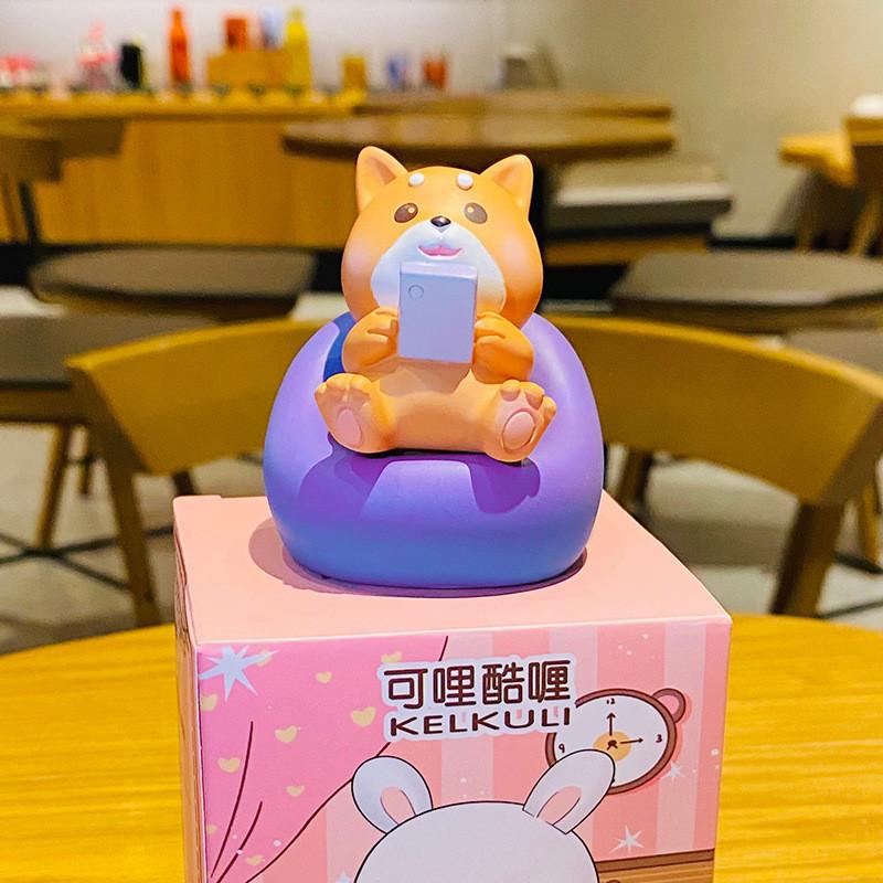 Милый смоляной диван Детские мультяшные фигурки Настольное украшение Идеально для подарка