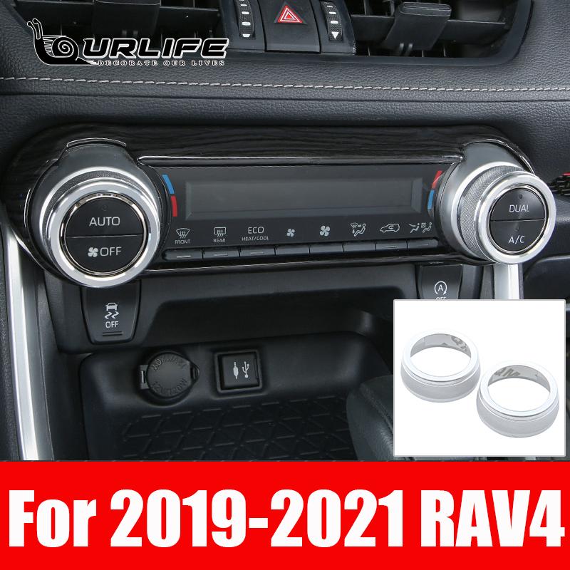 Для Toyota RAV4 XA50 автомобильный кондиционер переменного тока ручка отделка кнопки крышка автоаксессуары 2 шт. автомобильный кондиционер переменного тока