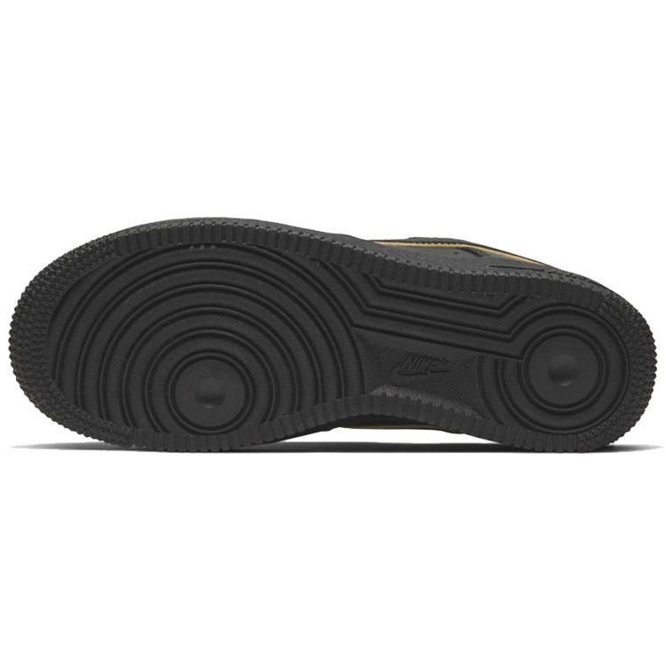 Nike Air Force 1 Low Черный Золотой Swoosh Женские AO2132-005