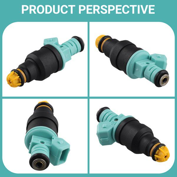 Set of 6 Fuel Injectors (0280150415) for Jeep Wrangler 4.0L