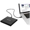 Verbatim Zewnętrzna Nagrywarka Slimline  Cd/Dvd Usb-A + Kabel Usb-A/Usb-A Do Usb-C Czarny/Black 98938