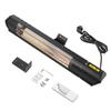 Electric Infrared Patio Heater Waterproof Wall Mounted 3 Power Settings Outdoor Heater with Remote