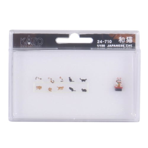 KATO 1/150 Japanese Cat Diorama Supplies 24-710