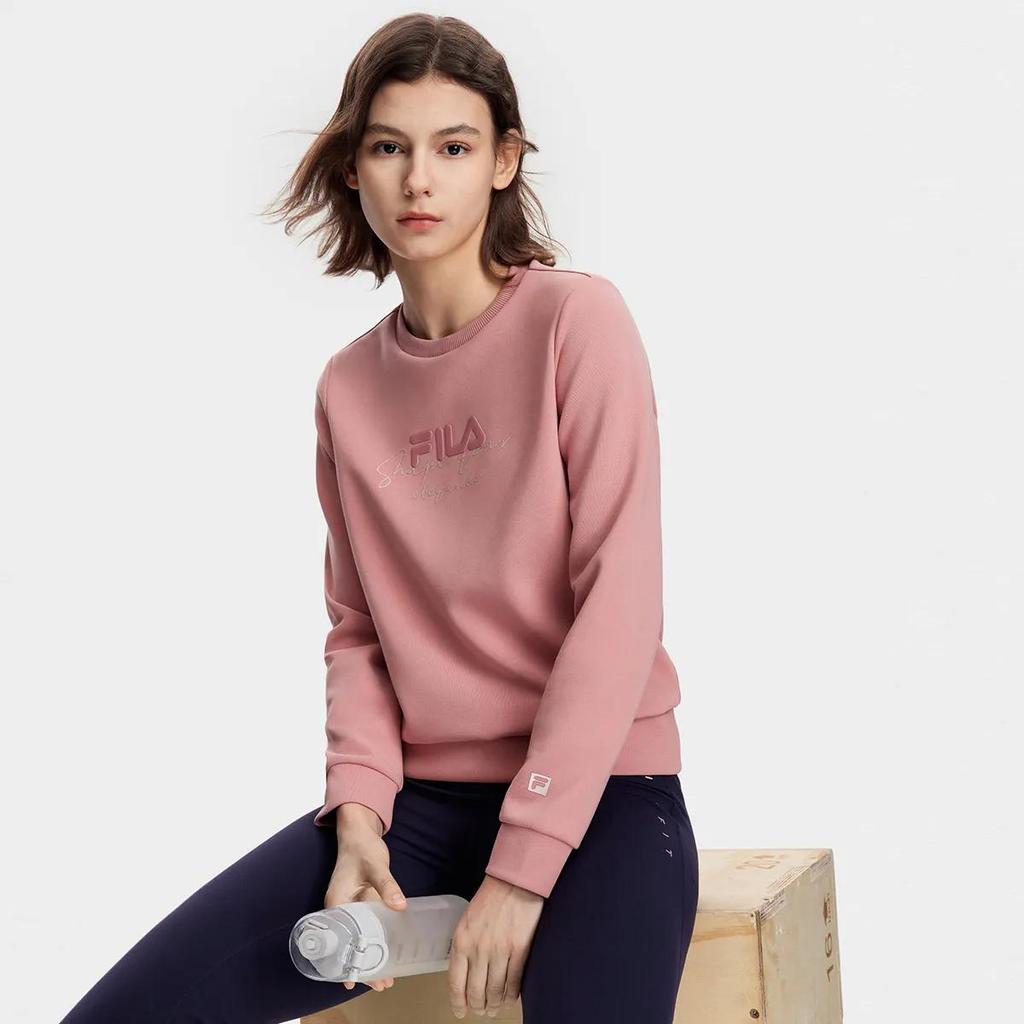 FILA Sweatshirt Women's Dark Ruby Red (Unisex) Sweatshirts A11W341205FWI