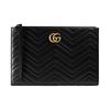 Серия GG Marmont Стеганая кожаная клатч-сумка Женский клатч Черный 476440-DSVRT-1000