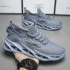 Summer Men's Thin Tide Shoes Hollow Breathable Men's Tide Brand Sneakers Running Net Shoes Youth Blade Shoes 2024 NEW