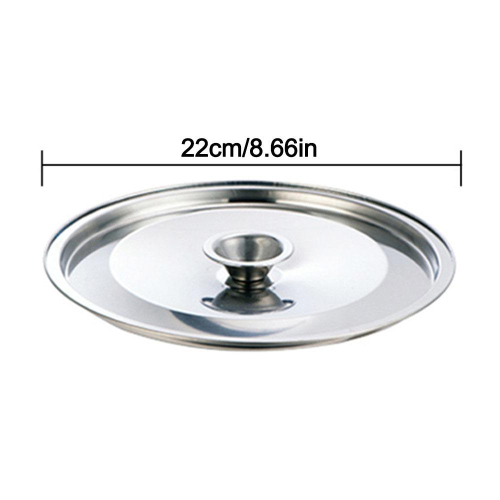 Новые крышки для кастрюль из нержавеющей стали 12-24 см, многоразовая крышка для посуды, крышка для ведра для приправ