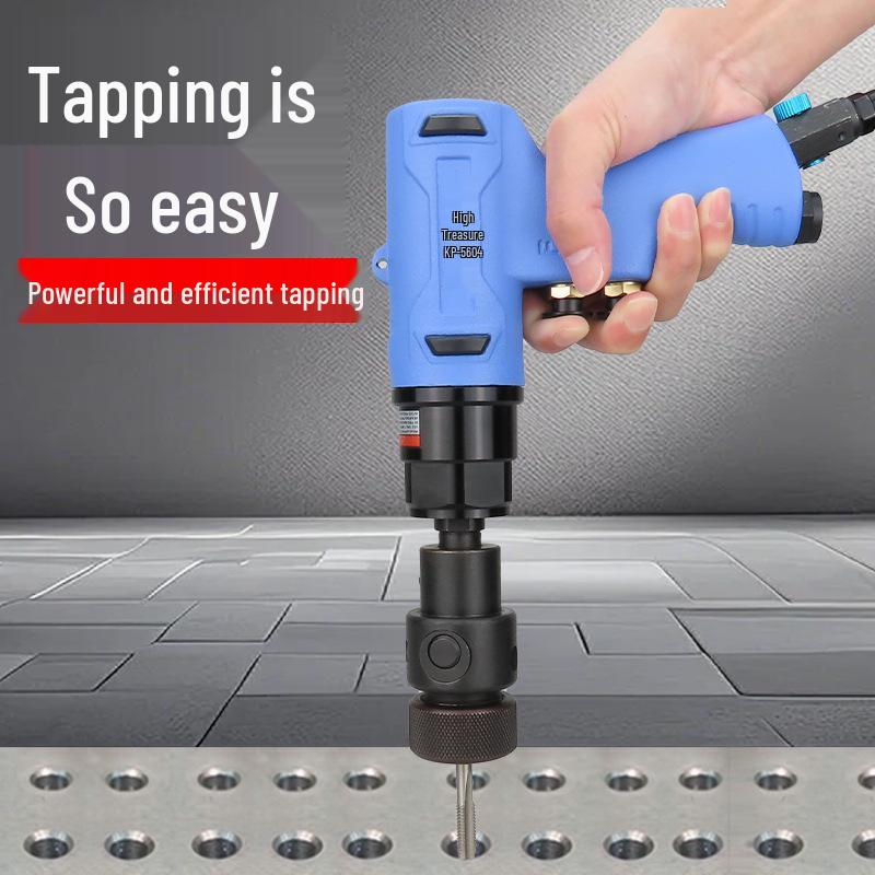Gaobao Pneumatic Tapping Machine: M4-M12 Dual-Use Air Drill for Threading and Hole Drilling with Speed Control