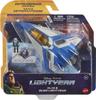 Mattel Disney Pixar Lightyear Hyperspeed Series Mini Action Figure Toy Vehicle Buzz Lightyear Spaceship Vehicle & Set & XL-14 5.6-inch