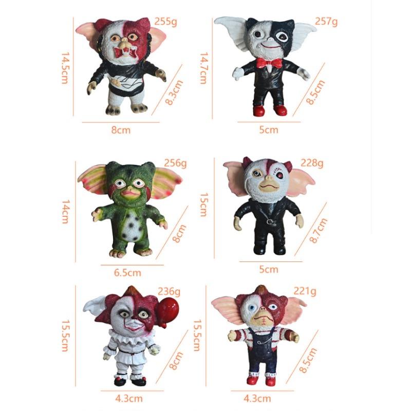 Хэллоуин Ужас Могвай Гизмо Статуя Монстра, Могвай Гизмо Скульптура Фигурки Настольные Украшения Реквизит для Атмосферы Дома с Привидениями