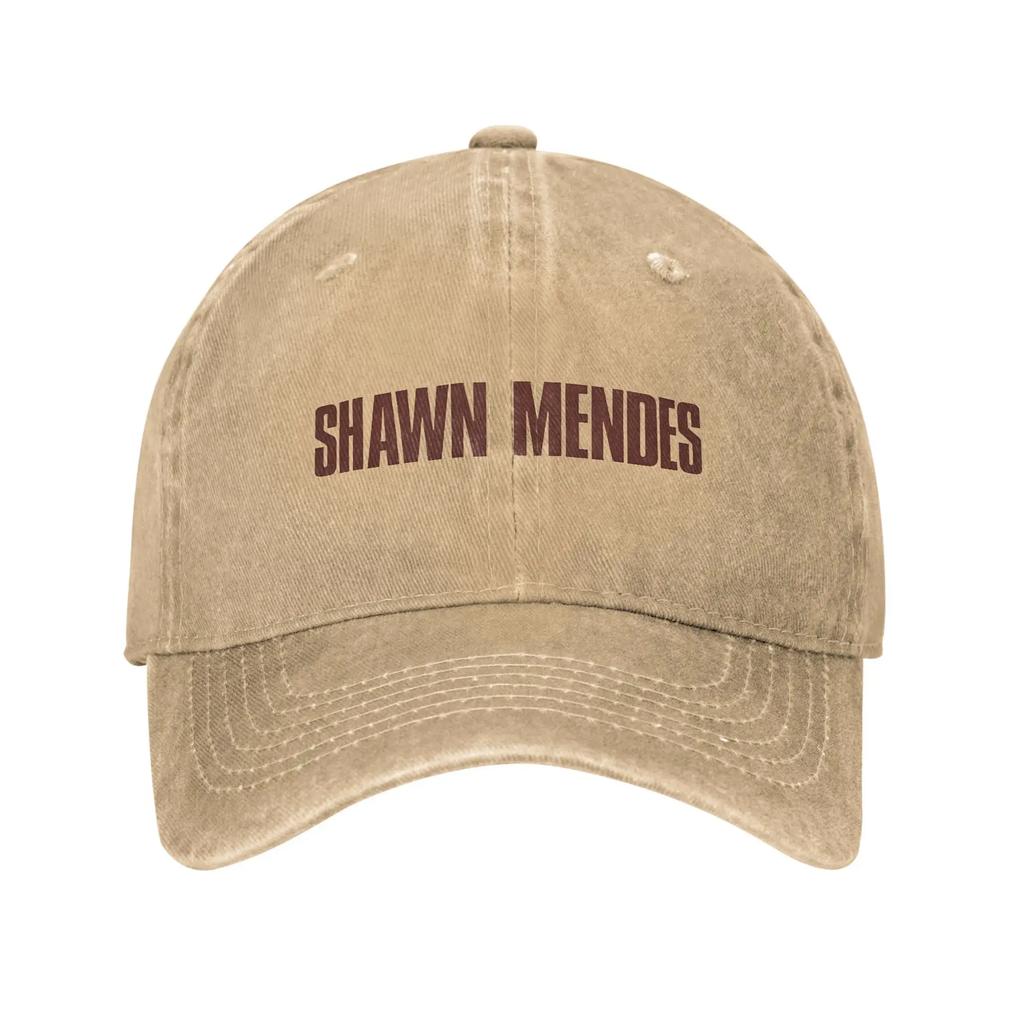 Shawn Mendes on The Road Again Tour Baseball Caps Unisex Style Distressed Washed Headwear 2025 Album Outdoor Activities Gift Hat