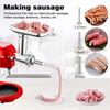 3pcs Attachment Filling Stainless Steel Meat Grinder Funnels Sausage Stuffer Stuffing Tubes