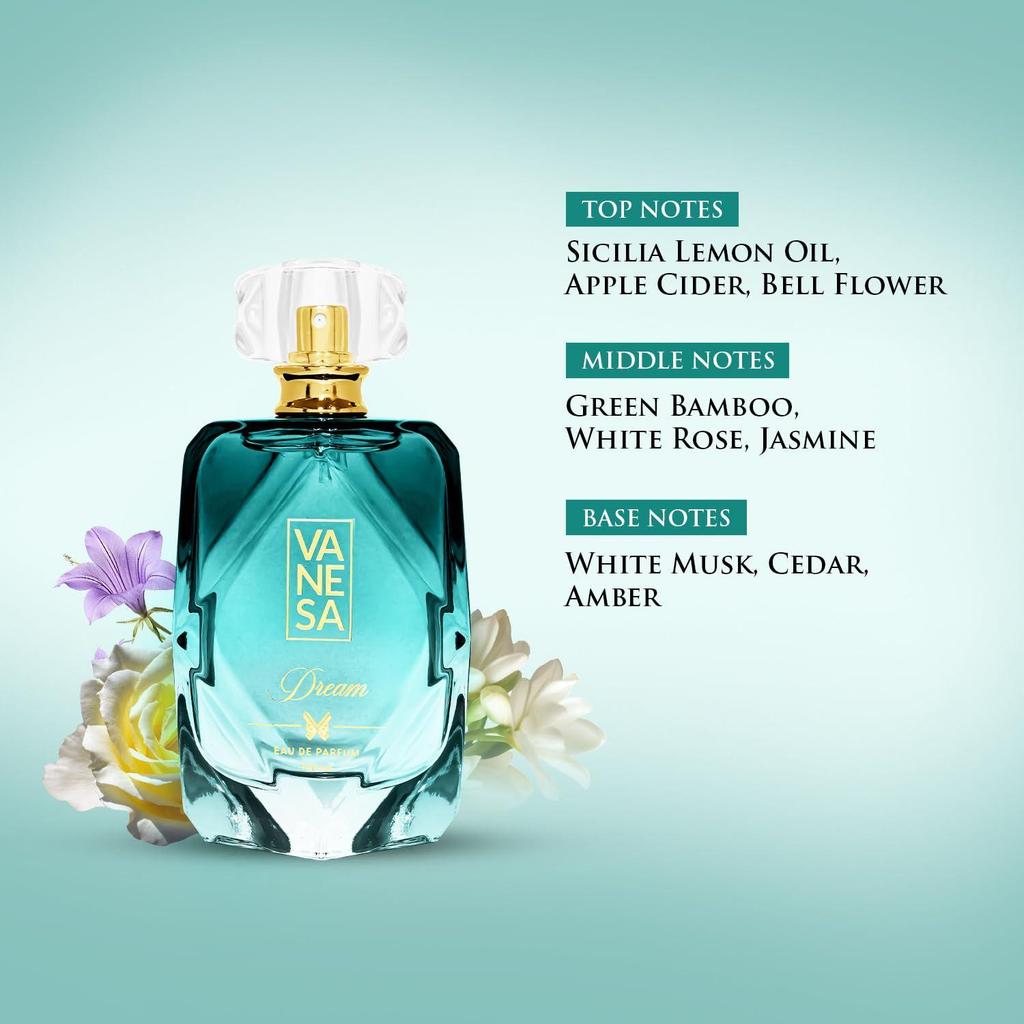 VANESA Dream Perfume For Women 100 ML | Long Lasting Eau Da Parfum