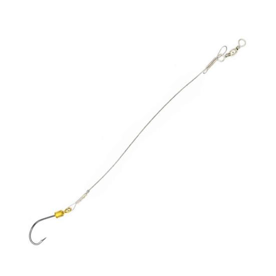 5Pcs Anti-Bite Stainless Steel Wire Leader Fishing Rigs