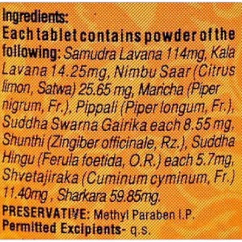 Dabur Hingoli Tablet 90 Tablets Pack for Healthy Digestion and Gas Relief