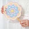 Yarn Crocheted Antique Style Fan Classical Weaving Fun Decorative Craft Fan  Girlfriend