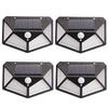 Lámpara solar exterior LED con sensor de movimiento para jardín y camino impermeable