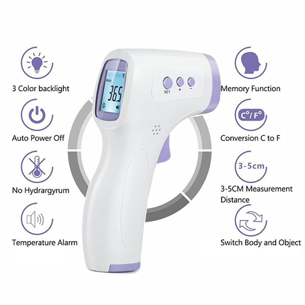 Инфракрасный бесконтактный лобный термометр ЖК-дисплей ручной цифровой температурный пистолет
