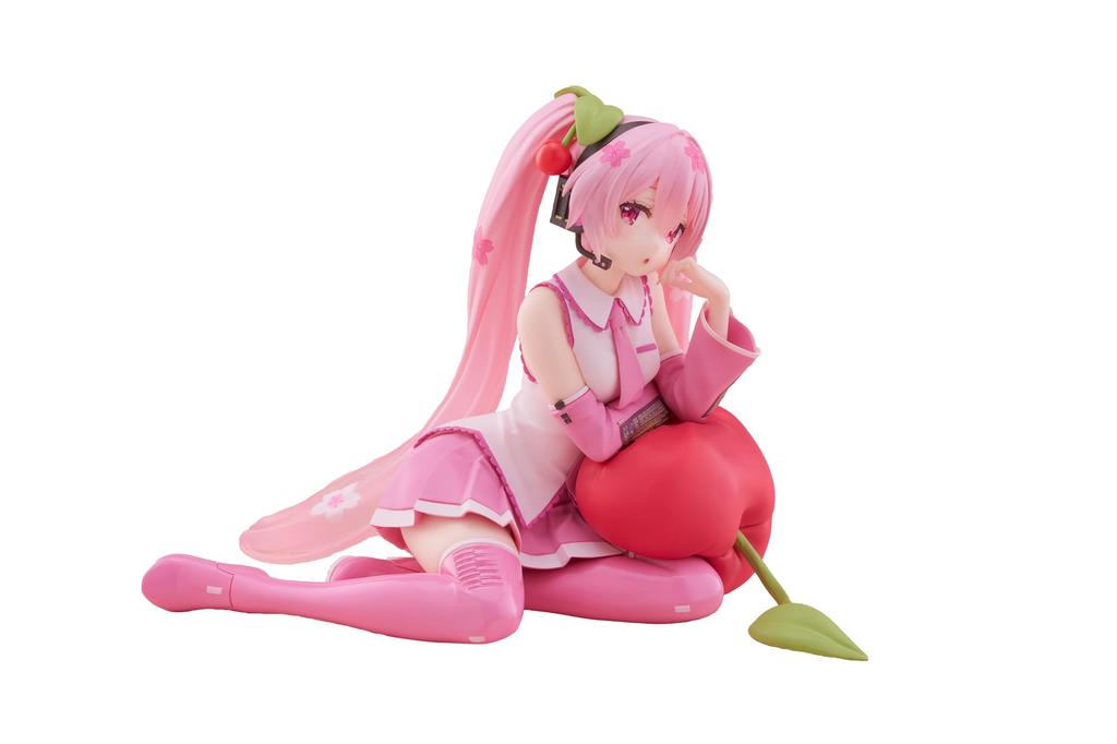 Taito Hatsune Miku Sakura Miku Desktop Cute Figure Cherry Cushion Ver.