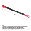 Upgrade High Load Capacity Recovery Ring Set Rope Retention Pulley+Hook Winch Rope With Protective Sleeve for Truck Vehicle