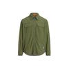 Polo Ss24 Solid Logo Zip Long Sleeve Jacket Men Jackets Deep-Sage-Green MNPOOTW16021337-300