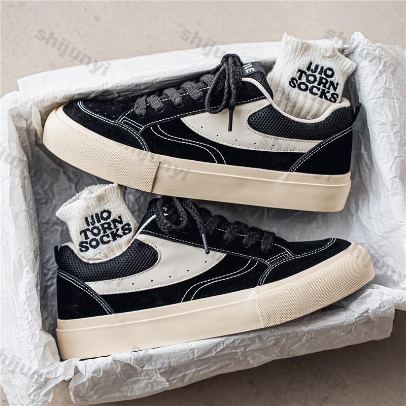 Fashion 2025 Autumn Men's Retro Fashion Versatile Low Top Casual Sports Shoes Mesh Breathable Comfortable Niche Design Platform sneakers