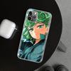 One P-Punch-Man Tatsumaki Phone Case Cover for iPhone 18 11 12 13 Mini 14 15 Plus 16 Pro Max 17 Air 7 8 + SE Art Customized Fundas