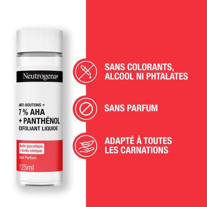 Neutrogena Anti-Boutons + Exfoliant Visage Peaux à Tendance Acnéique 125ml