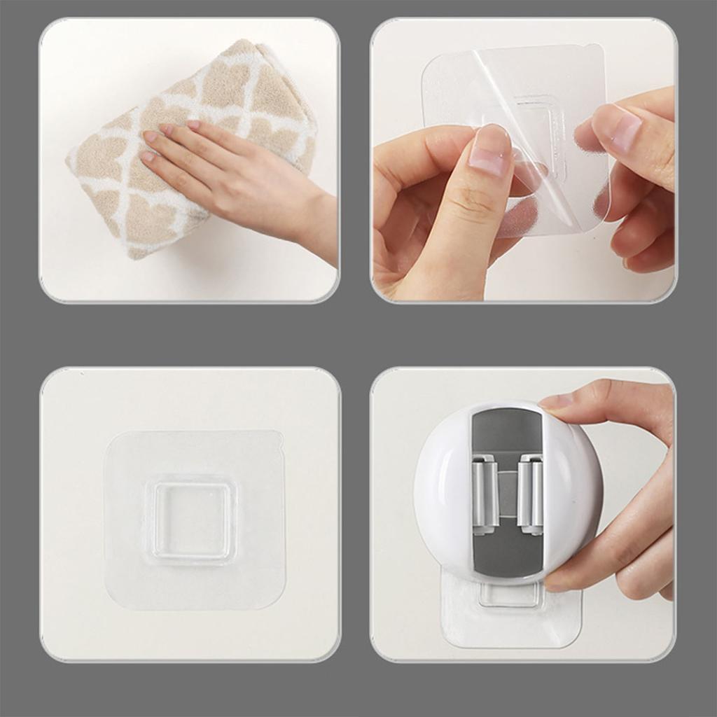 Настенный держатель для швабры, универсальный, выдерживающий высокие нагрузки, прочный клейкий органайзер для метлы, зажим для ванной комнаты