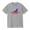 Piedmont Airlines Red Blue Logo US Aviation Geek Black Cotton T shirt vintage Washed Breathable Stretched Casual homme graphic