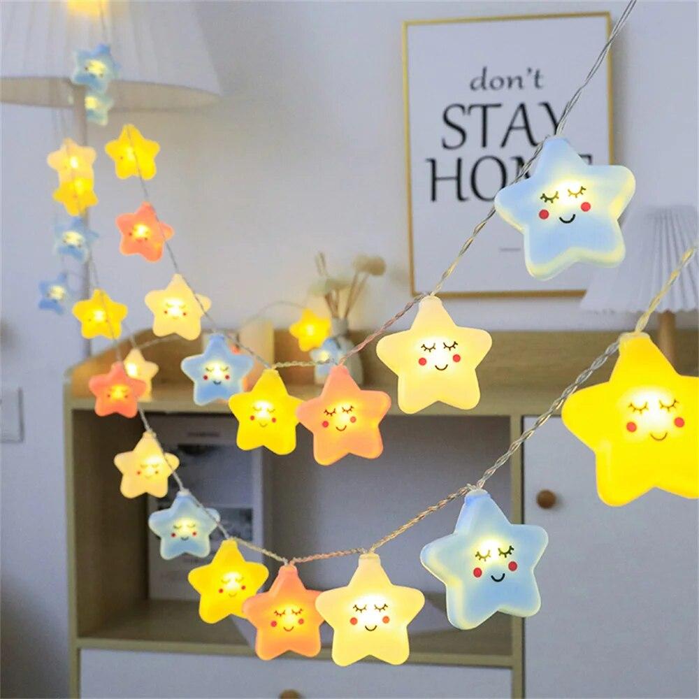 3M 20 LED Star Light String USB Powered Night Light For Birthday Party Atmosphere Decoration Lighting