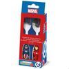 Tataway Set 2 Pieces Children's Cutlery Marvel Stainless Steel Blue Avengers Captain America Iron Man Rounded Tips