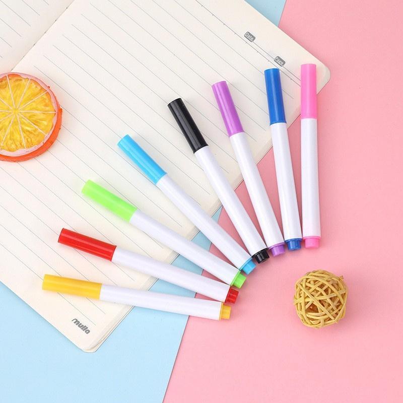 Colorful Whiteboard Markers, Water-based Erasable Drawing Pens for Kids, Eco-friendly Multi-color Art Pens for Students